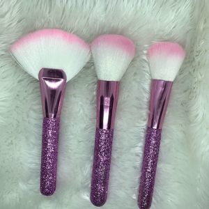 Pink Makeup Brush Set